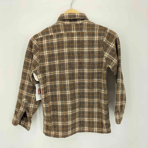 ペンドルトン PENDLETON 70S USA製 ウールチェック BDシャツ レディース import:L