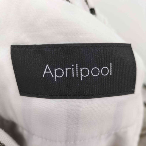 aprilpool リネン混ストライプパンツ メンズ JPN:S