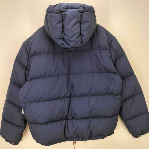 ポロバイラルフローレン Polo by RALPH LAUREN レザー パッチ デタッチャブル フード ジップアップ バッフル ダウンジャケット メンズ import:XXL