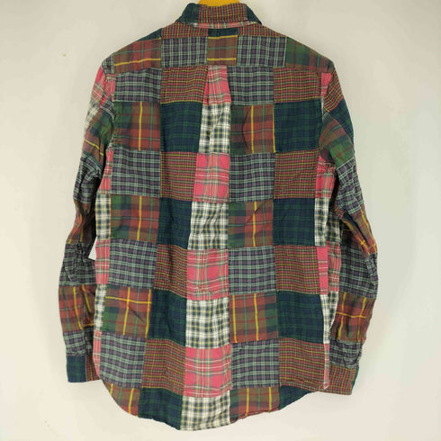 ラルフローレン RALPH LAUREN スモールポニー刺繍チェック L/S BDシャツ メンズ import:M