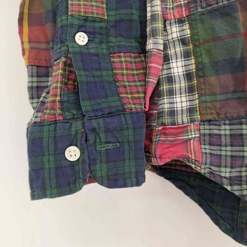 ラルフローレン RALPH LAUREN スモールポニー刺繍チェック L/S BDシャツ メンズ import:M