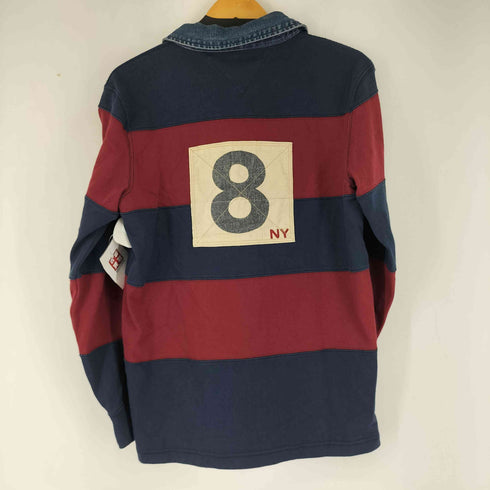 トミーヒルフィガー TOMMY HILFIGER ワンポイントワッペン L/S ラガーシャツ メンズ import:L