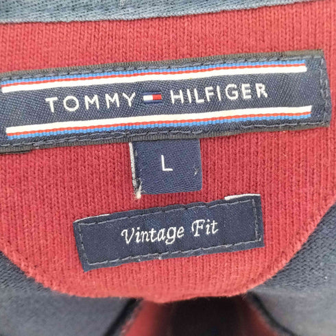 トミーヒルフィガー TOMMY HILFIGER ワンポイントワッペン L/S ラガーシャツ メンズ import:L
