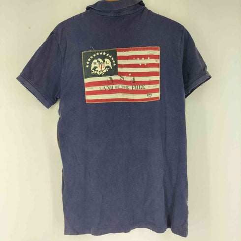 ポロラルフローレン POLO RALPH LAUREN 刺繍デザイン S/S ポロシャツ メンズ import:M