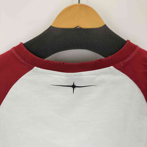 TILL DAWN ダメージ加工 ラグラン プリントTシャツ メンズ ONE SIZE