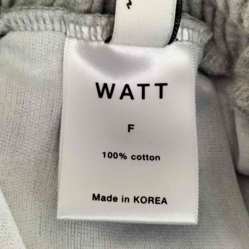 WATT スウェットカーゴパンツ メンズ FREE