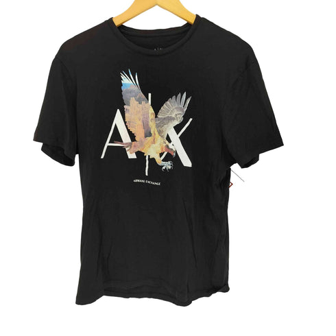 アルマーニエクスチェンジ ARMANI EXCHANGE フロントプリント クルーネック Tシャツ メンズ import:M