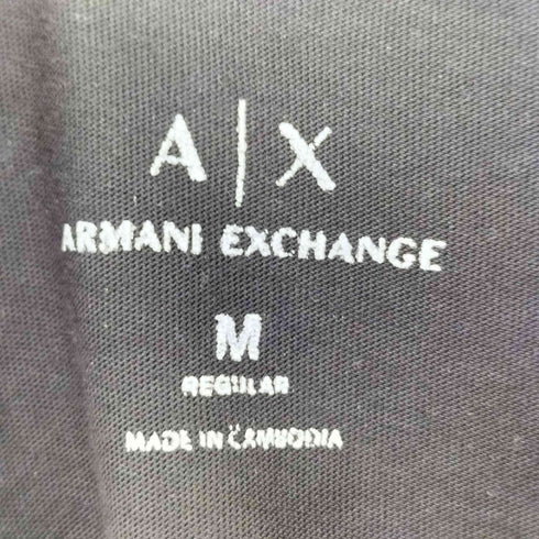 アルマーニエクスチェンジ ARMANI EXCHANGE フロントプリント クルーネック Tシャツ メンズ import:M
