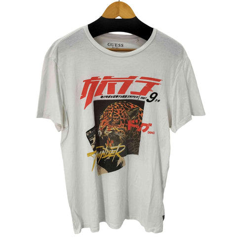 ゲス GUESS S/S BSC JPN animal tee メンズ JPN:L