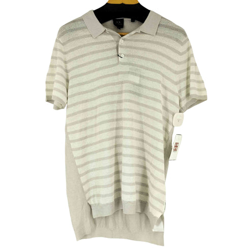 アルマーニエクスチェンジ ARMANI EXCHANGE ボーダー S/S サマーニットポロシャツ メンズ import:M