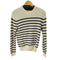 ポロラルフローレン POLO RALPH LAUREN 肩ボタン クルーネックボーダーコットンニット レディース import:XS
