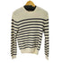 ポロラルフローレン POLO RALPH LAUREN 肩ボタン クルーネックボーダーコットンニット レディース import:XS