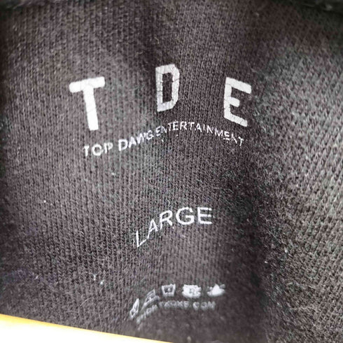 Top Dawg Entertainment kendrick lamar プリントプルオーバーパーカー tde メンズ JPN:L