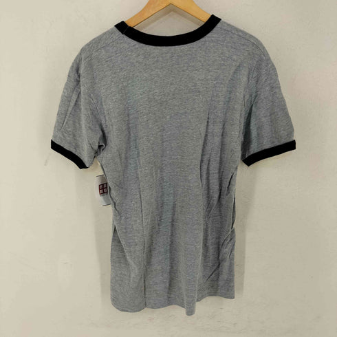 ヘインズ Hanes 80S USA製 アーチロゴ リンガーTee NFL メンズ import:L