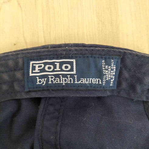 ポロバイラルフローレン Polo by RALPH LAUREN レザーベルト ポニー刺繍 6パネルキャップ メンズ