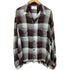 アンユーズド UNUSED 22SS OMBRE CHECK OPEN COLLAR SHIRT オンブレ オープン カラー シャツ メンズ JPN:2