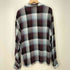 アンユーズド UNUSED 22SS OMBRE CHECK OPEN COLLAR SHIRT オンブレ オープン カラー シャツ メンズ JPN:2