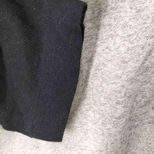 ポロラルフローレン POLO RALPH LAUREN フロッキーロゴプリント バイカラー 長袖シャツ カットソー メンズ JPN:M