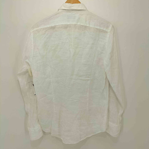 メーカーズシャツカマクラ Makers Shirt 鎌倉 日本製 リネン L/S シャツ メンズ 151/2