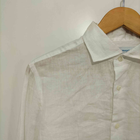 メーカーズシャツカマクラ Makers Shirt 鎌倉 日本製 リネン L/S シャツ メンズ 151/2