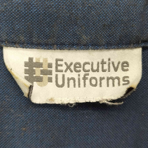 Executive Uniforms ロゴ刺繍S/S ワークシャツ メンズ