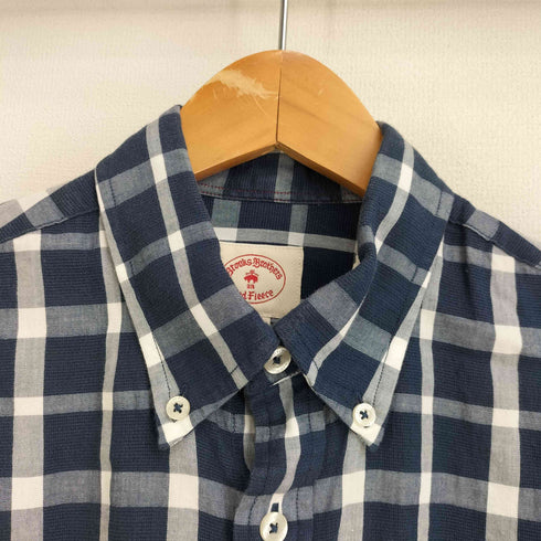 ブルックスブラザーズ BROOKS BROTHERS Red Fleece 長袖ボタンダウン チェック シャツ レディース import:XS