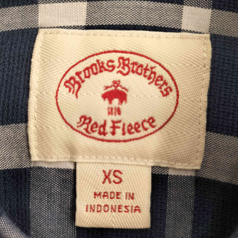 ブルックスブラザーズ BROOKS BROTHERS Red Fleece 長袖ボタンダウン チェック シャツ レディース import:XS