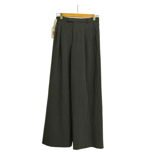 ユニクロシー UNIQLO:C タックワイドストレートパンツ レディース S