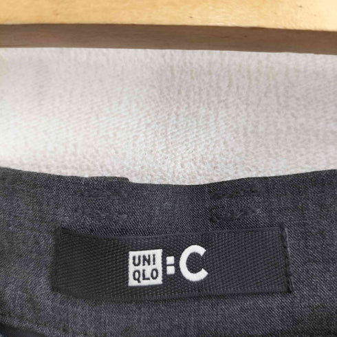 ユニクロシー UNIQLO:C タックワイドストレートパンツ レディース S