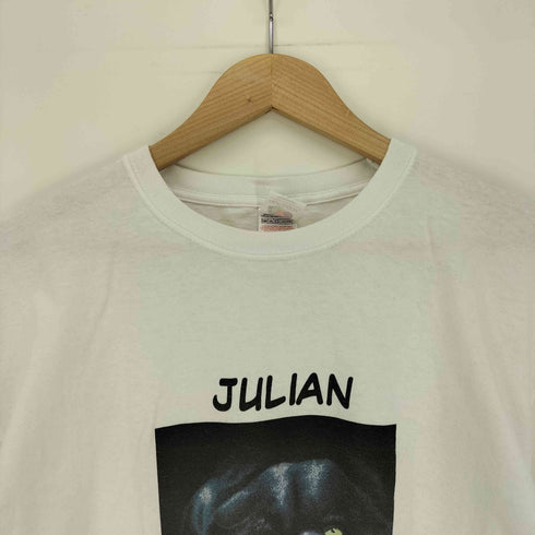 FRUIT OF THE LOOM ボディ JULIAN HAFSLUND PANTHERS ヒョウ 両面プリント S/S クルーネック Tシャツ メンズ import:L