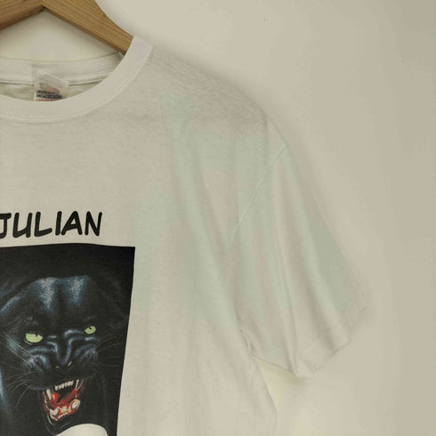 FRUIT OF THE LOOM ボディ JULIAN HAFSLUND PANTHERS ヒョウ 両面プリント S/S クルーネック Tシャツ メンズ import:L