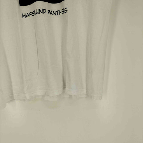 FRUIT OF THE LOOM ボディ JULIAN HAFSLUND PANTHERS ヒョウ 両面プリント S/S クルーネック Tシャツ メンズ import:L