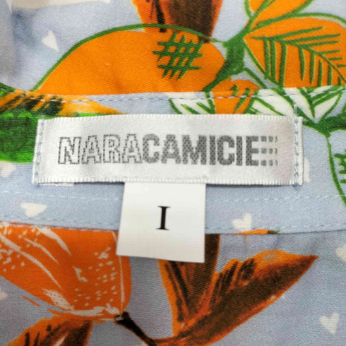 ナラカミーチェ NARACAMICIE レモンプリント半袖プルオーバーシャツ レディース I