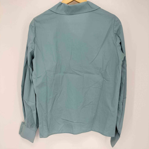 ELFSACK パールボタン ビッグカラーシャツ レディース S
