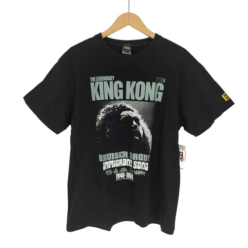 ハードコアチョコレート HARDCORE CHOCOLATE KING KONG 1946-1988 プロレスラー フォト プリント S/S クルーネック Tシャツ メンズ JPN:L