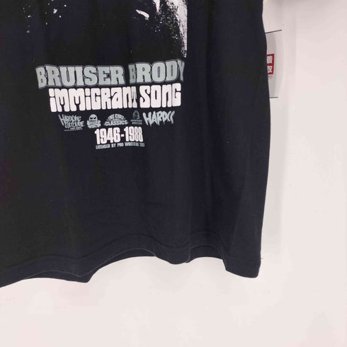 ハードコアチョコレート HARDCORE CHOCOLATE KING KONG 1946-1988 プロレスラー フォト プリント S/S クルーネック Tシャツ メンズ JPN:L