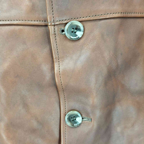 バイグラッドハンド BY GLADHAND 22AW OLD OIL LEATHER レザーカーコート メンズ JPN:M