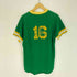 ウィルソン Wilson 90S USA製 CANNECTICUT NATIONAL BANK プリント Vネック リンガー Tシャツ メンズ import:L