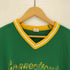 ウィルソン Wilson 90S USA製 CANNECTICUT NATIONAL BANK プリント Vネック リンガー Tシャツ メンズ import:L