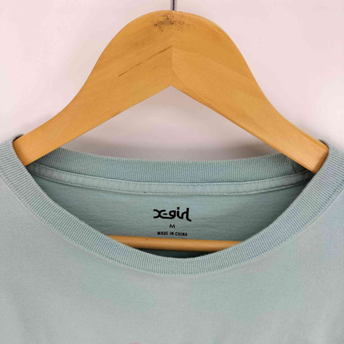 エックスガール X-girl 21AW ロゴ 刺繍 S/S Tシャツ レディース JPN:M