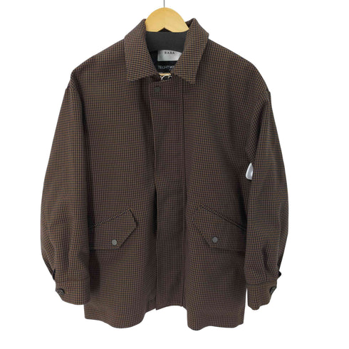 チャオパニック Ciaopanic TECH TWEED ハウンドトゥースジップショートブルゾン メンズ import:M