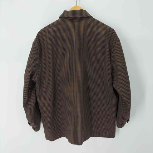 チャオパニック Ciaopanic TECH TWEED ハウンドトゥースジップショートブルゾン メンズ import:M