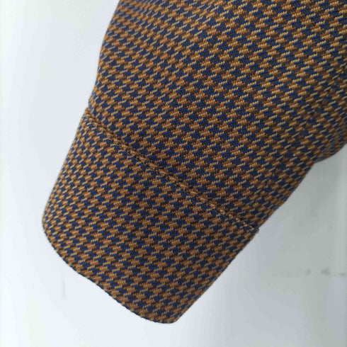 チャオパニック Ciaopanic TECH TWEED ハウンドトゥースジップショートブルゾン メンズ import:M