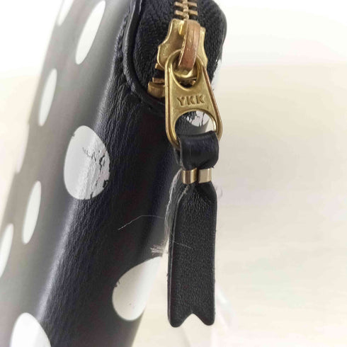 コムデギャルソン COMME des GARCONS スペイン製 ラウンドジップ レザーウォレット メンズ
