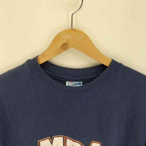 90S USA製 HANESボディ MDA DIVE TEAM GUAM フロント 袖 プリント シングルステッチ S/S クルーネック Tシャツ メンズ import:L