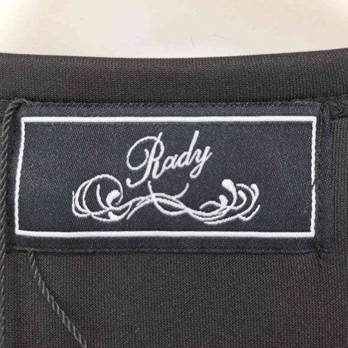 レディ Rady ロゴ刺繍 カラーブロック クルーネック Tシャツ レディース JPN:S