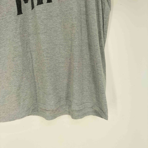 90S テーマパーク ロゴ刺繍 S/S クルーネック リンガー Tシャツ メンズ import:M