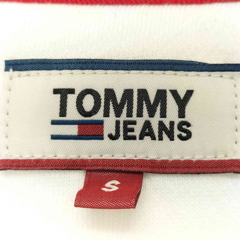 トミージーンズ tommy jeans 裏起毛 プリントロゴトレーナー レディース S