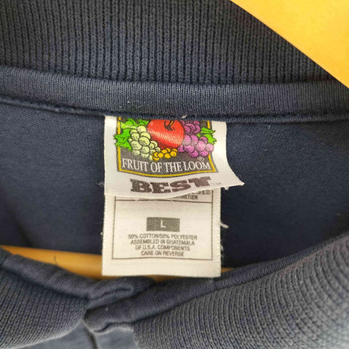 90S USA製 アメリカンフットボール イーグル 両面プリント スタッフ S/S ポロシャツ メンズ import:L