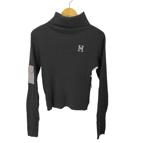 HYH ribbed high neck ハイネックニット レディース FREE